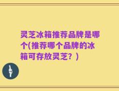 灵芝冰箱推荐品牌是哪个(推荐哪个品牌的冰箱可存放灵芝？)