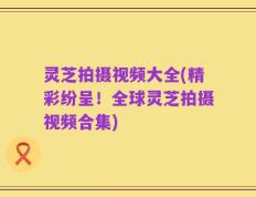 灵芝拍摄视频大全(精彩纷呈！全球灵芝拍摄视频合集)