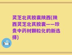 灵芝北芪胶囊陕西(陕西灵芝北芪胶囊——珍贵中药材颗粒化的新选择)