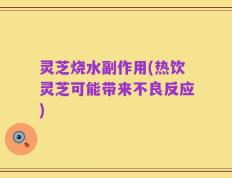 灵芝烧水副作用(热饮灵芝可能带来不良反应)