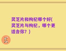 灵芝片和枸杞哪个好(灵芝片与枸杞，哪个更适合你？)
