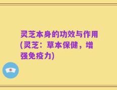 灵芝本身的功效与作用(灵芝：草本保健，增强免疫力)