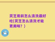 灵芝用前怎么清洗最好吃(灵芝怎么清洗才能更美味？)