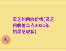 灵芝的回收价格(灵芝回收价盘点2021年的灵芝现状)