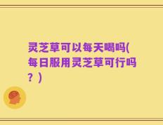 灵芝草可以每天喝吗(每日服用灵芝草可行吗？)