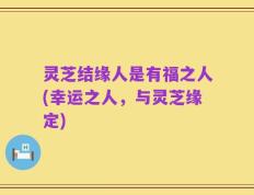 灵芝结缘人是有福之人(幸运之人，与灵芝缘定)