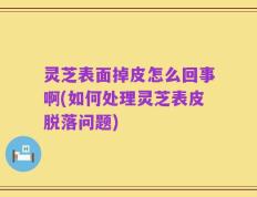 灵芝表面掉皮怎么回事啊(如何处理灵芝表皮脱落问题)