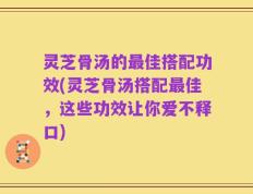 灵芝骨汤的最佳搭配功效(灵芝骨汤搭配最佳，这些功效让你爱不释口)