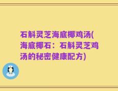 石斛灵芝海底椰鸡汤(海底椰石：石斛灵芝鸡汤的秘密健康配方)