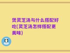 煲灵芝汤与什么搭配好吃(灵芝汤怎样搭配更美味)