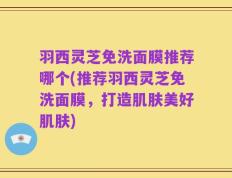 羽西灵芝免洗面膜推荐哪个(推荐羽西灵芝免洗面膜，打造肌肤美好肌肤)
