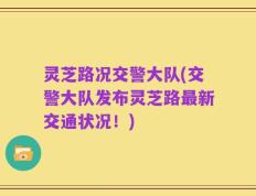 灵芝路况交警大队(交警大队发布灵芝路最新交通状况！)