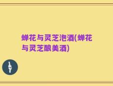 蝉花与灵芝泡酒(蝉花与灵芝酿美酒)