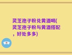 灵芝孢子粉兑黄酒喝(灵芝孢子粉与黄酒搭配，好处多多)