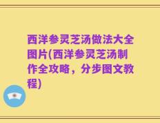 西洋参灵芝汤做法大全图片(西洋参灵芝汤制作全攻略，分步图文教程)