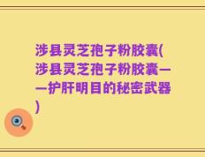 涉县灵芝孢子粉胶囊(涉县灵芝孢子粉胶囊——护肝明目的秘密武器)