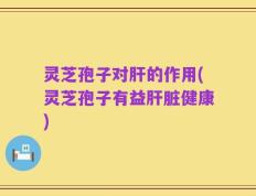 灵芝孢子对肝的作用(灵芝孢子有益肝脏健康)
