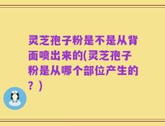 灵芝孢子粉是不是从背面喷出来的(灵芝孢子粉是从哪个部位产生的？)