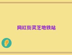 网红街灵芝地铁站