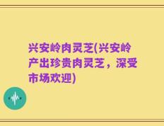 兴安岭肉灵芝(兴安岭产出珍贵肉灵芝，深受市场欢迎)