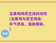 五黑鸡炖灵芝汤的功效(五黑鸡与灵芝炖汤：补气养血，强身健体。)