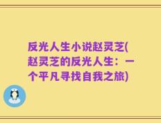 反光人生小说赵灵芝(赵灵芝的反光人生：一个平凡寻找自我之旅)
