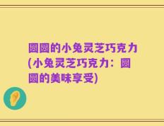 圆圆的小兔灵芝巧克力(小兔灵芝巧克力：圆圆的美味享受)