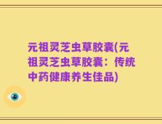 元祖灵芝虫草胶囊(元祖灵芝虫草胶囊：传统中药健康养生佳品)