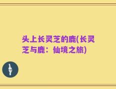 头上长灵芝的鹿(长灵芝与鹿：仙境之旅)