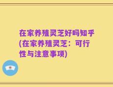 在家养殖灵芝好吗知乎(在家养殖灵芝：可行性与注意事项)