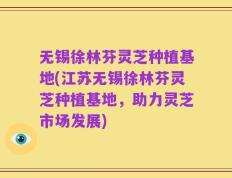 无锡徐林芬灵芝种植基地(江苏无锡徐林芬灵芝种植基地，助力灵芝市场发展)
