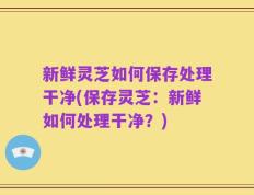 新鲜灵芝如何保存处理干净(保存灵芝：新鲜如何处理干净？)