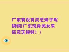 广东有没有灵芝妹子呢视频(广东现身美女采摘灵芝视频！)