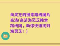 海灵芝的搜索路线图片高清(高清海灵芝搜索路线图，助你快速找到海灵芝！)