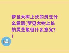 梦见大树上长的灵芝什么意思(梦见大树上长的灵芝象征什么意义？)