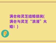 满仓和灵芝结婚搞笑(满仓与灵芝“浪漫”大婚！)