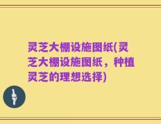 灵芝大棚设施图纸(灵芝大棚设施图纸，种植灵芝的理想选择)