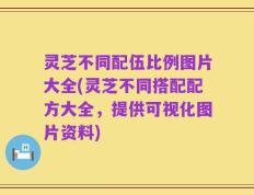 灵芝不同配伍比例图片大全(灵芝不同搭配配方大全，提供可视化图片资料)