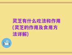 灵芝有什么吃法和作用(灵芝的作用及食用方法详解)