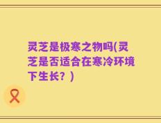 灵芝是极寒之物吗(灵芝是否适合在寒冷环境下生长？)