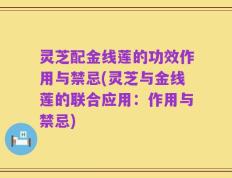 灵芝配金线莲的功效作用与禁忌(灵芝与金线莲的联合应用：作用与禁忌)