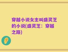 穿越小说女主叫盛灵芝的小说(盛灵芝：穿越之路)