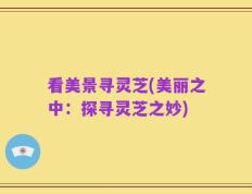 看美景寻灵芝(美丽之中：探寻灵芝之妙)