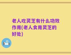 老人吃灵芝有什么功效作用(老人食用灵芝的好处)