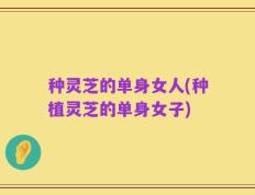 种灵芝的单身女人(种植灵芝的单身女子)