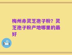 梅州赤灵芝孢子粉？灵芝孢子粉产地哪里的最好