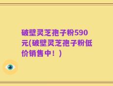 破壁灵芝孢子粉590元(破壁灵芝孢子粉低价销售中！)