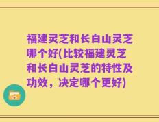 福建灵芝和长白山灵芝哪个好(比较福建灵芝和长白山灵芝的特性及功效，决定哪个更好)
