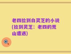 老四捡到白灵芝的小说(捡到灵芝：老四的荒山遭遇)