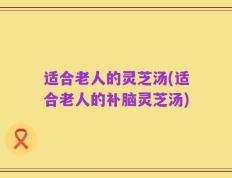 适合老人的灵芝汤(适合老人的补脑灵芝汤)